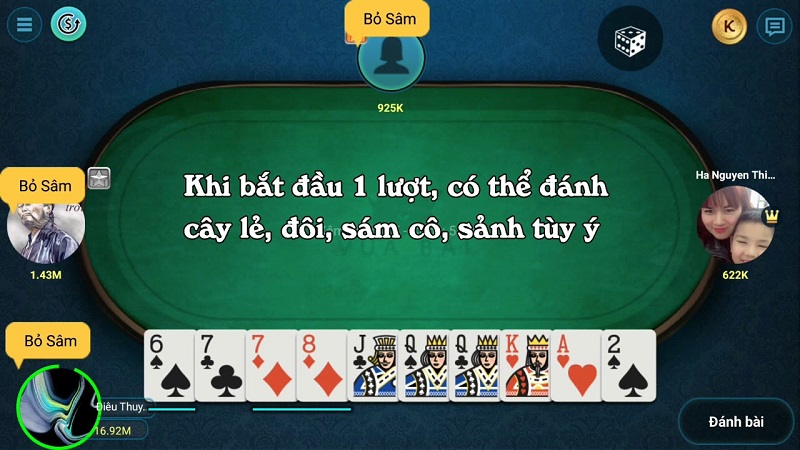 Cách chơi game bài sâm lốc