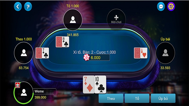 Texas Hold ‘Em - Tựa game xì tố hấp dẫn tại win79