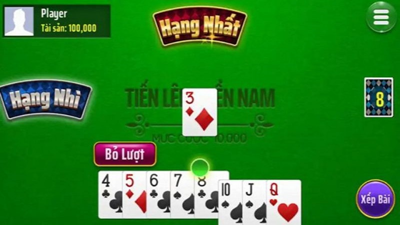 Chơi Tiến lên miền Nam tại Win79 với cái đầu lạnh