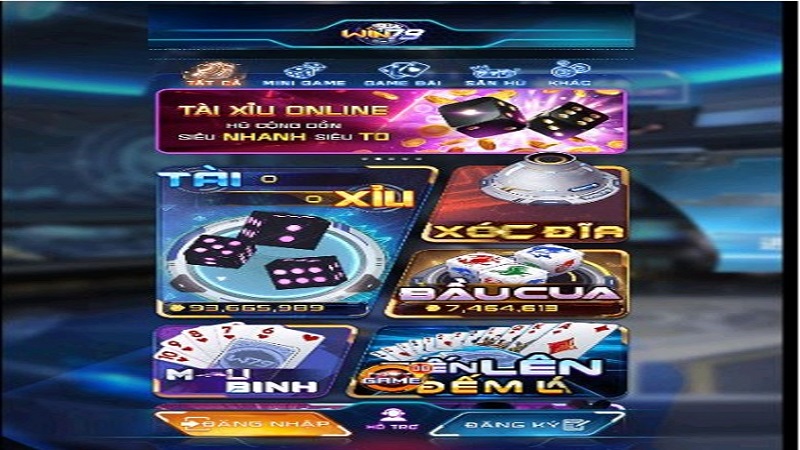 Tài xỉu - Tựa game độc đáo tại win79