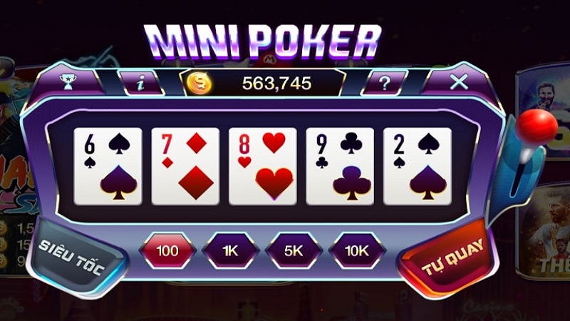 Tựa game mini poker trên win79